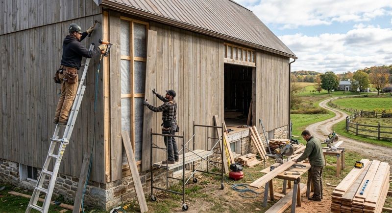 Barn Siding Installation in Grundy County, TN