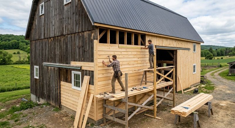 Barn Siding Installation in Van Buren County, TN