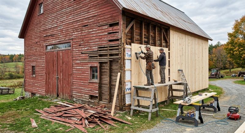 Barn Siding Replacement in Signal Mountain, TN