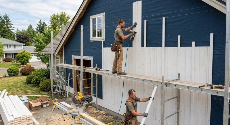 Batten Siding Installation in Harrison, TN