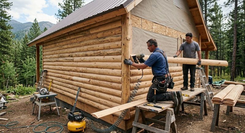 Cabin Siding Installation in Dunlap, TN