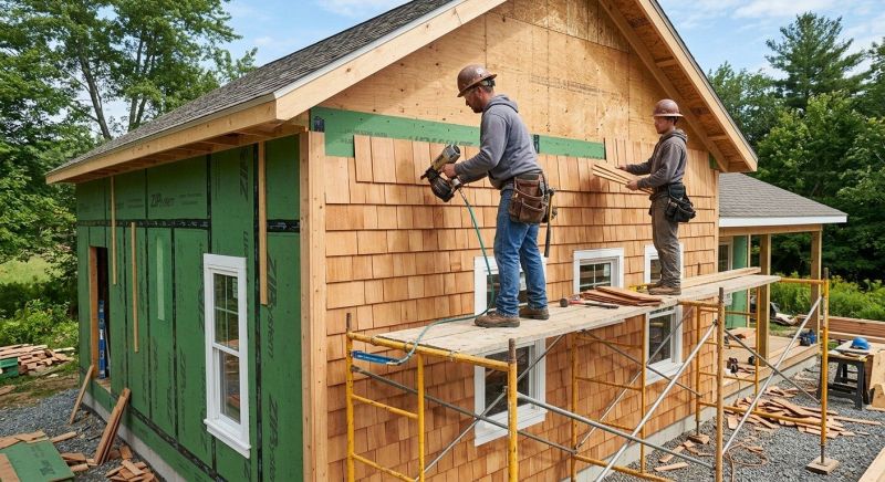 Cedar Siding Installation in Signal Mountain, TN