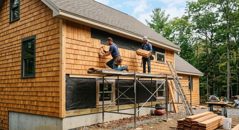 Cedar Siding Installation in Van Buren County, TN