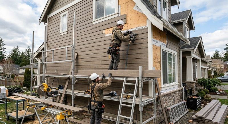 Engineered Siding Installation in Harrison, TN