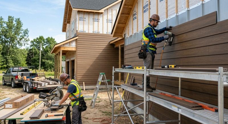 Faux Wood Siding Installation in Dayton, TN