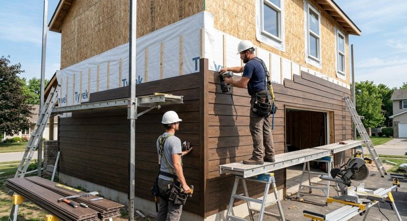 Faux Wood Siding Installation in Dunlap, TN