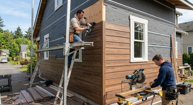 Faux Wood Siding Installation in Signal Mountain, TN