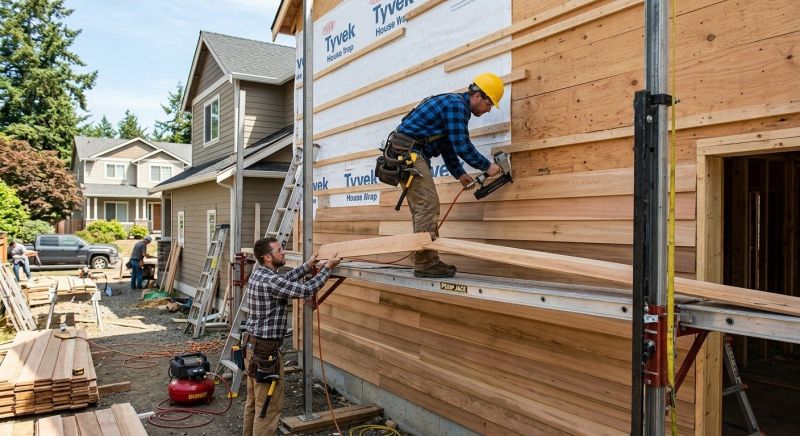 Hardwood Siding Installation in Signal Mountain, TN