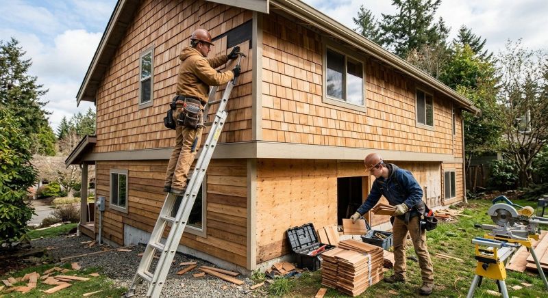 Hardwood Siding Installation in Van Buren County, TN