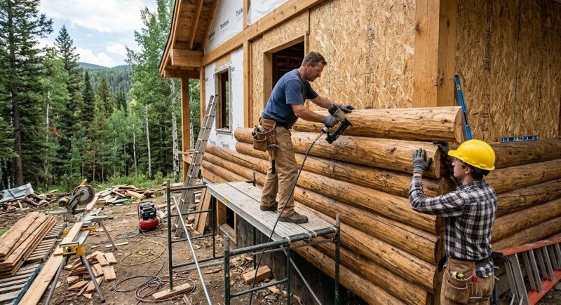 Log Home Siding Installation in Dunlap, TN