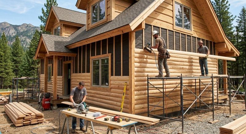 Log Siding Installation in Dayton, TN