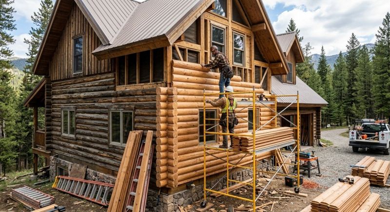 Log Siding Installation in Jasper, TN