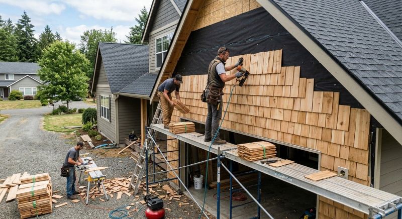 Shake Siding Installation in Sequatchie County, TN