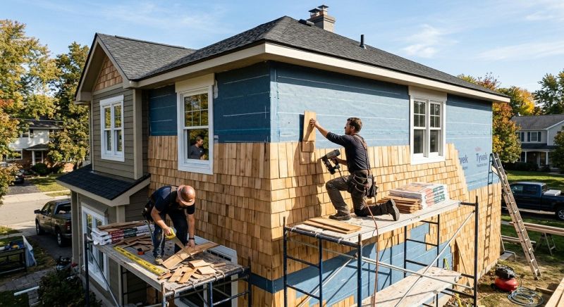 Shingle Siding Installation in Dunlap, TN