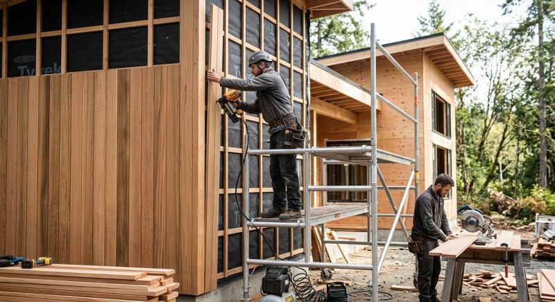 Wood Cladding Installation in Harrison, TN