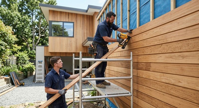 Wood Cladding Installation in Dunlap, TN