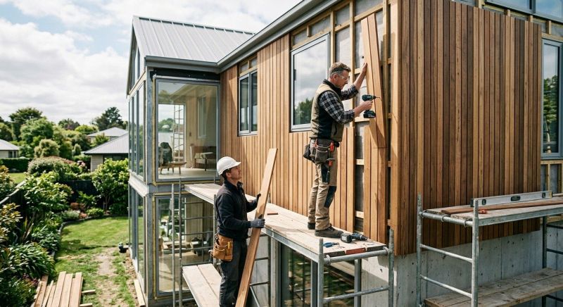 Wood Cladding Installation in Dunlap, TN