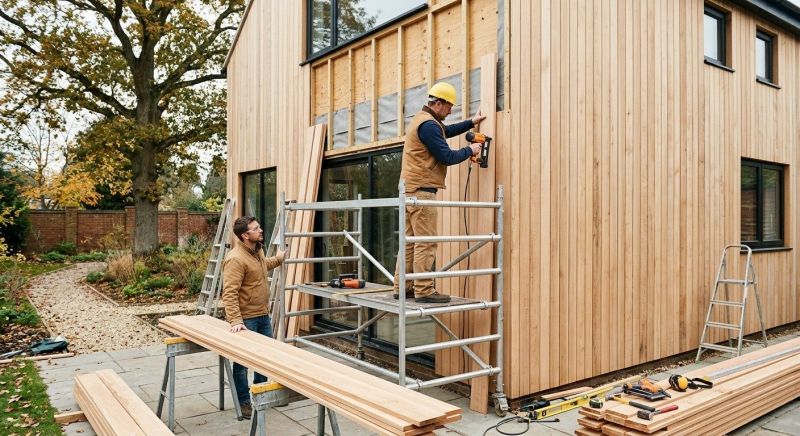 Wood Cladding Installation in Marion County, TN
