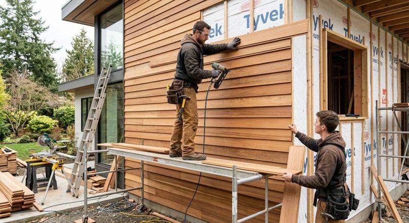 Wood Cladding Installation in Sequatchie County, TN