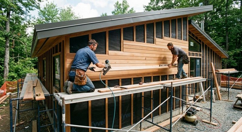Wood Cladding Installation in Van Buren County, TN