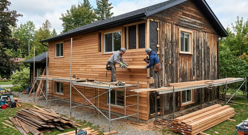 Wood Cladding Replacement in Dunlap, TN