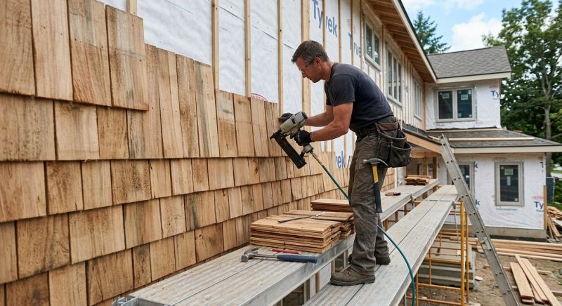 Wood Shake Siding Installation in Dunlap, TN