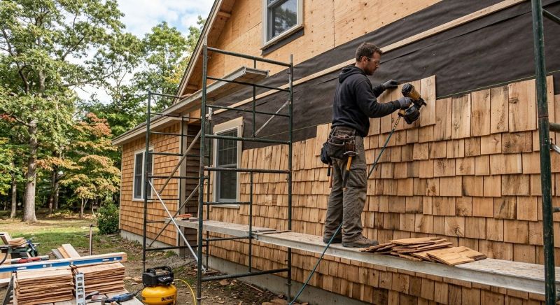 Wood Siding Installation in Van Buren County, TN