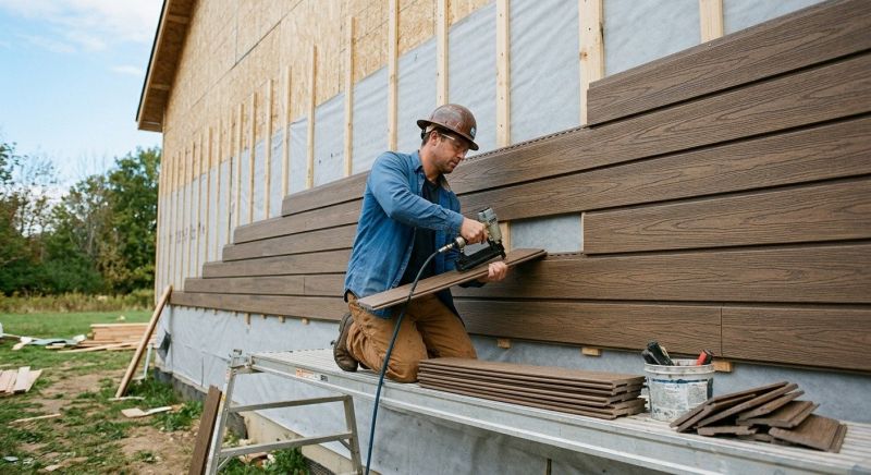 Synthetic Siding Installation